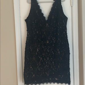 Plus size lace dress